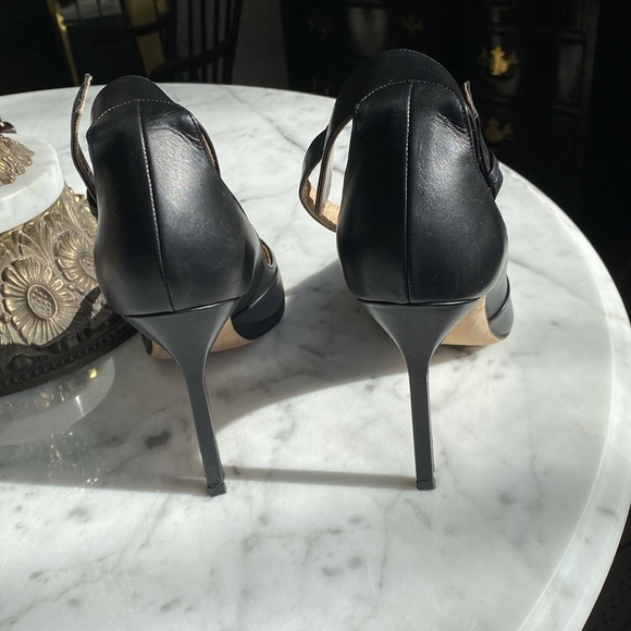Manolo Blahnik strappy heel pointed toe pumps - Picture 4 of 6